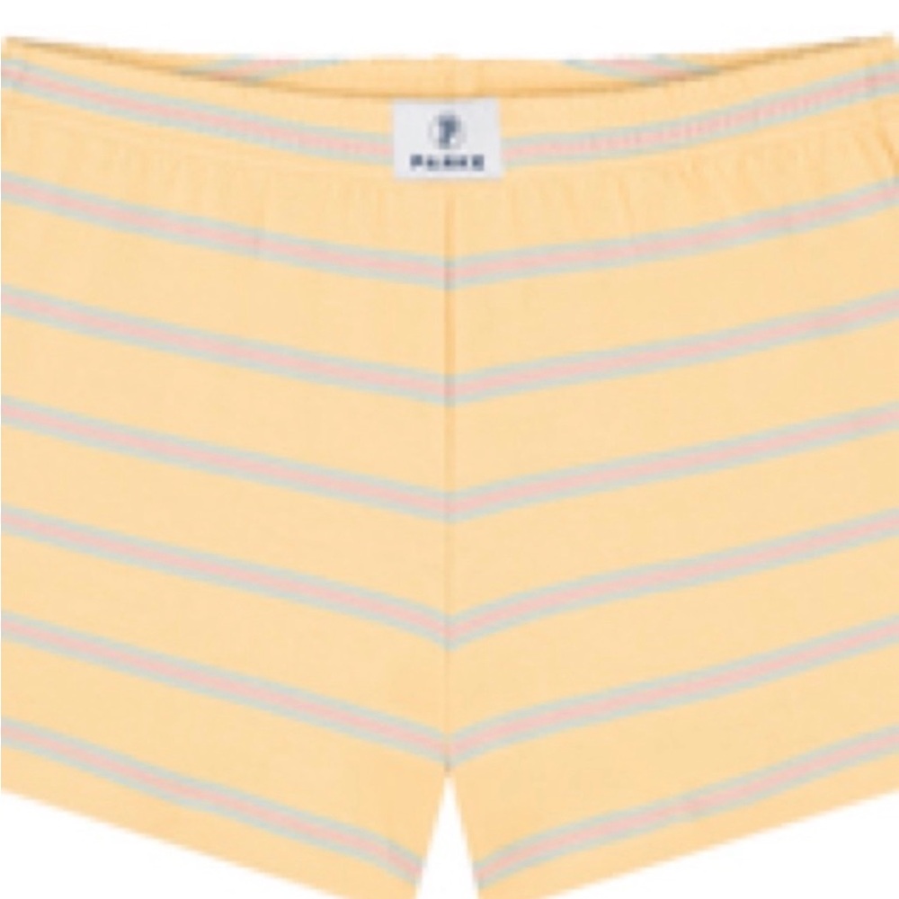 Daily Drills Yellow Striped Women Shorts